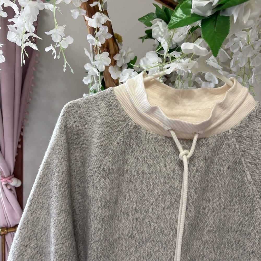 Lou & Grey Speckled Light Heather Cowl-Neck Pullover - Picture 3 of 6